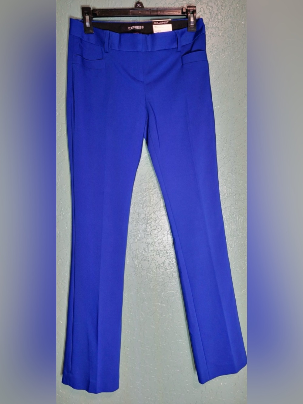 Express Columnist Barely Boot Pants Blue Size 0R